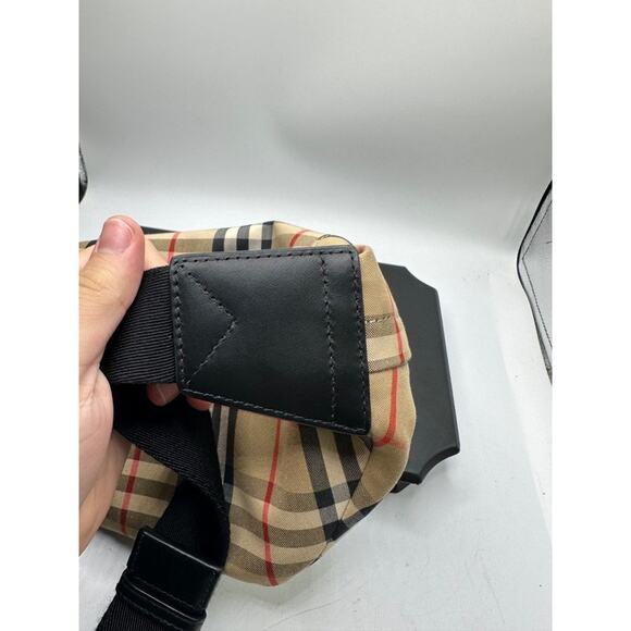 Burberry Sonny Belt Bag Check Canvas SPB-MS 350571 - Picture 6 of 13